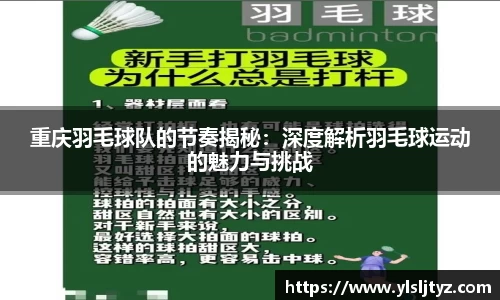 重庆羽毛球队的节奏揭秘：深度解析羽毛球运动的魅力与挑战